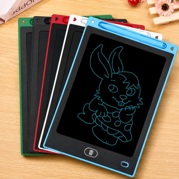 Kit 10 Unidades Lousa Magica Tablet Lcd 8.5 Polegadas Escrever Pintar e Desenhar