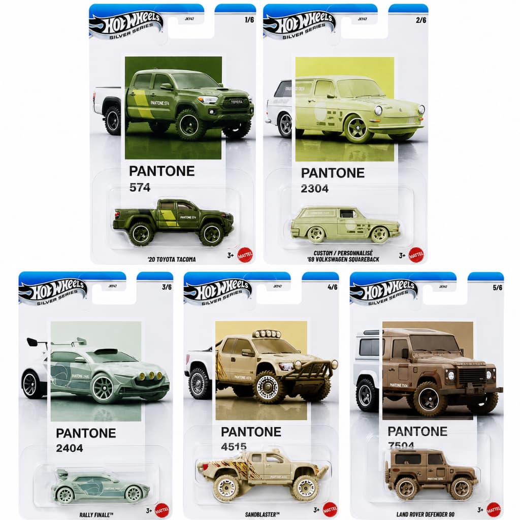Hot Wheels Pantone Silver Series 1:64