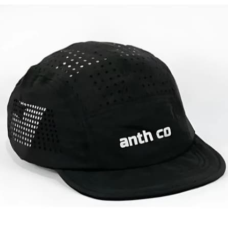 Boné aba curta five panel corrida Anth Co esportivo flexível impermeável proteção UV