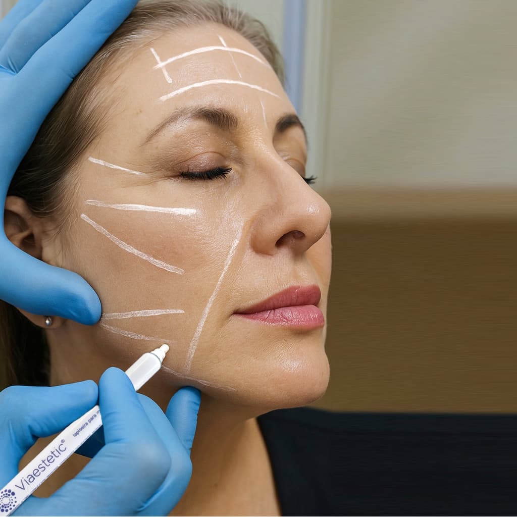 12 LAPISEIRAS RETRATEIS CANETA DELINEADORA BRANCA PARA MARCAÇÃO DE PROCEDIMENTOS ESTÉTICOS, BOTOX