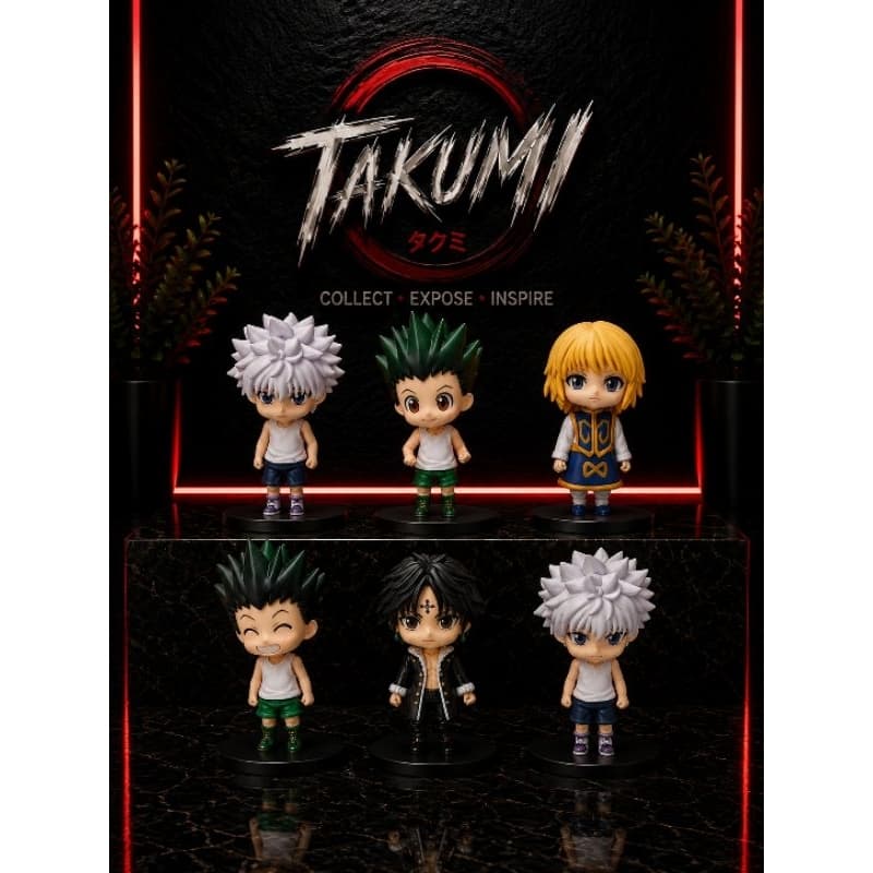 Mini Figure Hunter x Hunter 10cm PVC | Gon, Killua, Kurapika e Outros