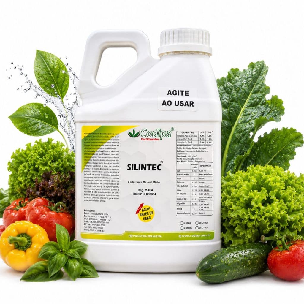 Silintec Fungicida Ferti Foliar Acaricida Horta 5lt Codipa