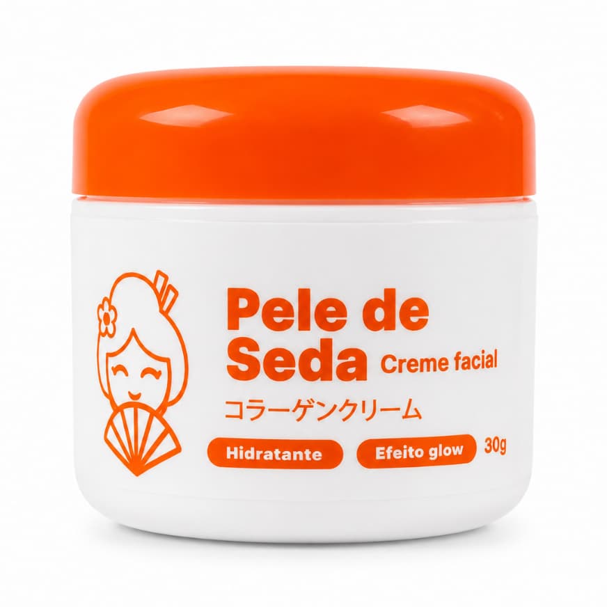 Creme Facial Clareador de Arroz Remove Melasma e Manchas Hidratante Efeito Glow Pele Uniforme