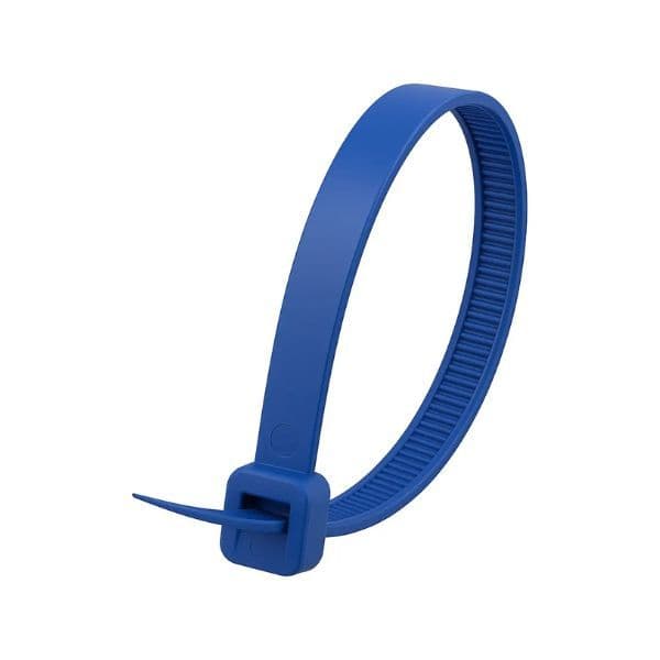 80 Unidades Abraçadeira Nylon Cinta Enforca Gato 20cm X 4,7mm Cor Azul
