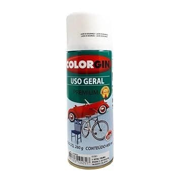 Spray Uso Geral Branco Fosco Intenso 54011 400ml Colorgin
