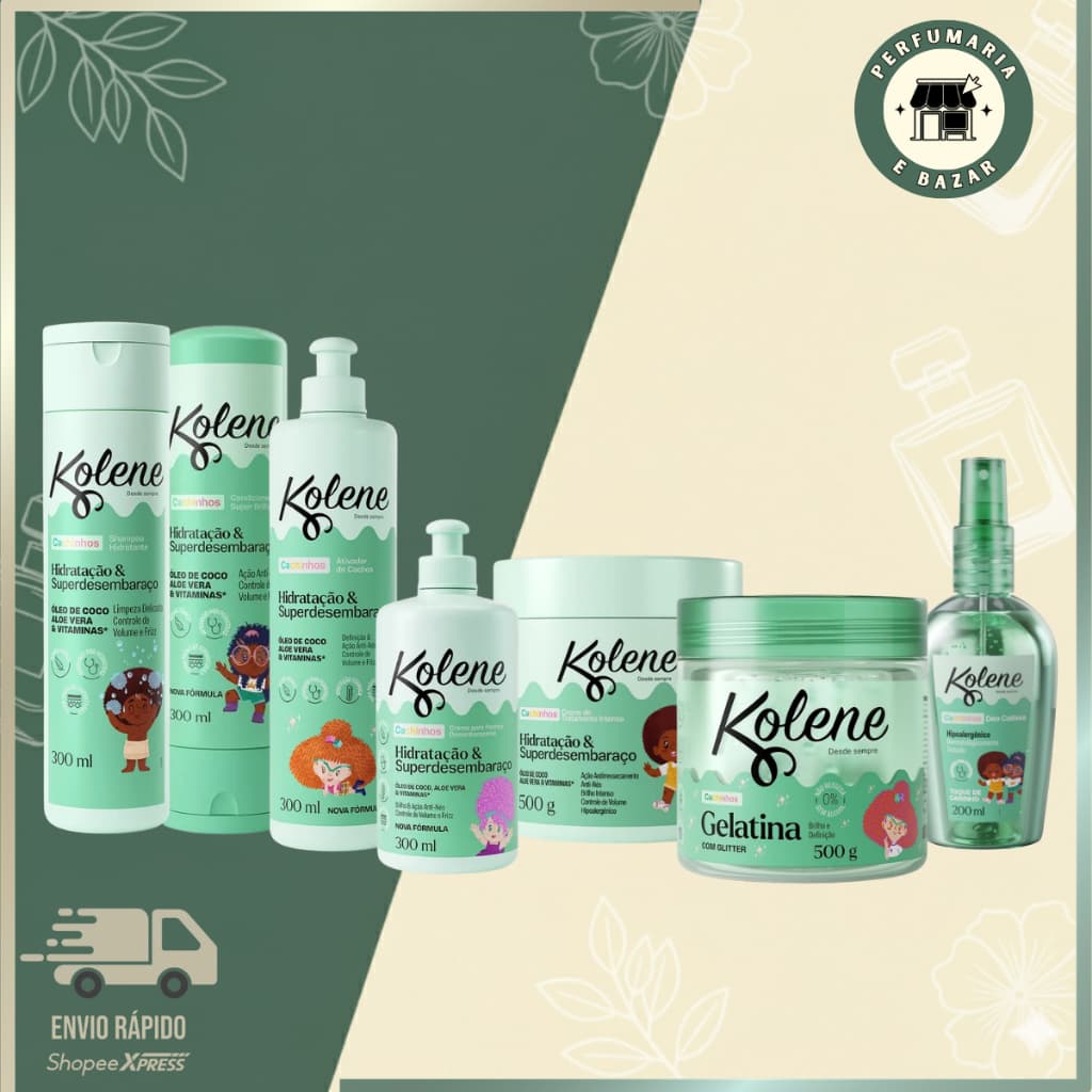 Kit Kolene Cachinhos Para Cabelos Crespos e Cacheados (Até 7 itens) - Monte o seu Kit.