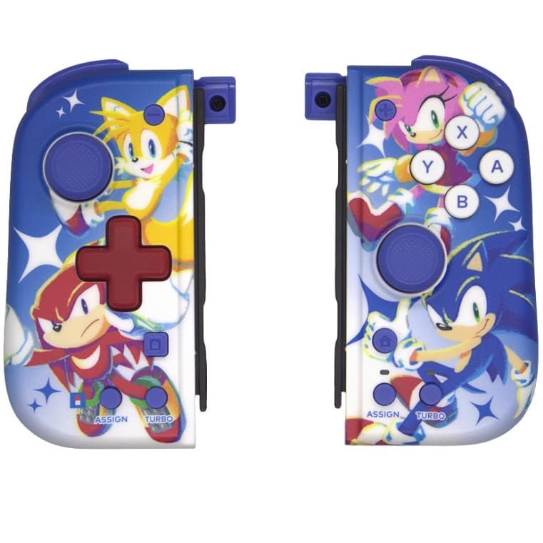 Controle Hori Split Pad Compact Edição Sonic para Nintendo Switch e Oled