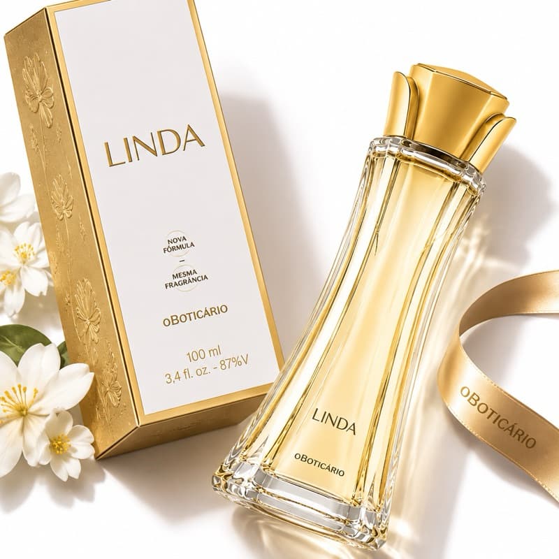 Linda Desodorante Colônia Feminino 100ml O Boticário Original Perfume Feminino Lacrado