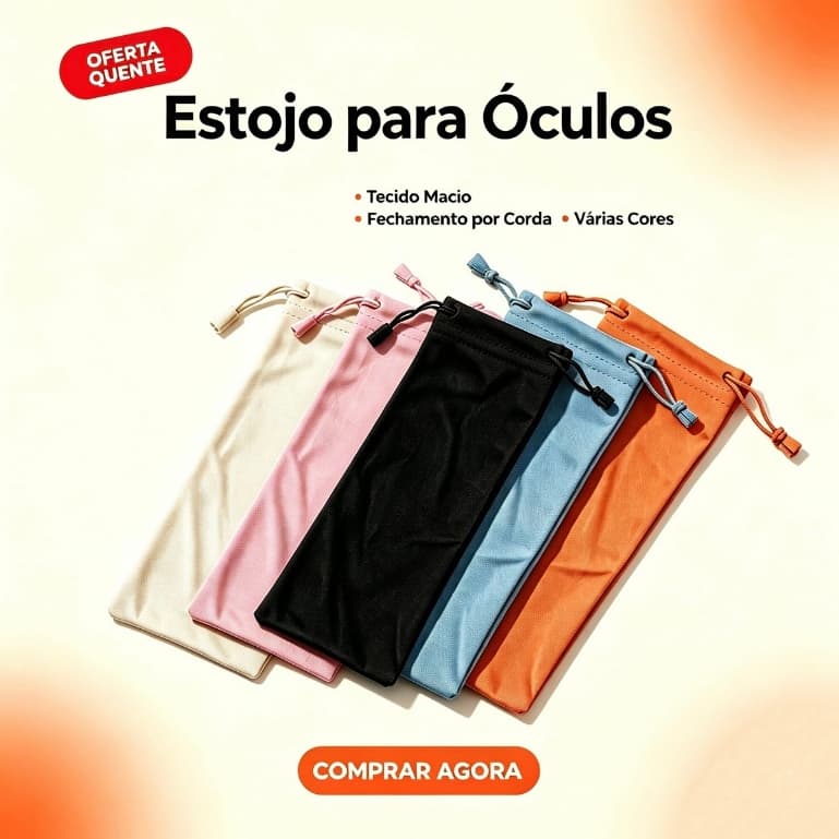Kit 10/20/30/40 Unidades Bolsa De Microfibra Para Óculos De Sol  Limpar Óculos
