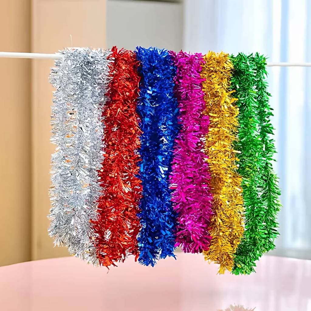 festao  Natal enfeite  Colorido Decoração Árvore 8 cm x 2 m (aproximadamente)