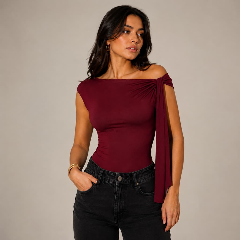 Body Luna Feminino BORY Moda Feminina Elegante Versátil Roupa Feminina para Looks Modernos
