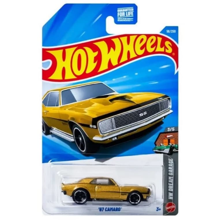 Hot Wheels 67 Camaro Dourado - Lote C 2026 JJJ26 - Hotwheels