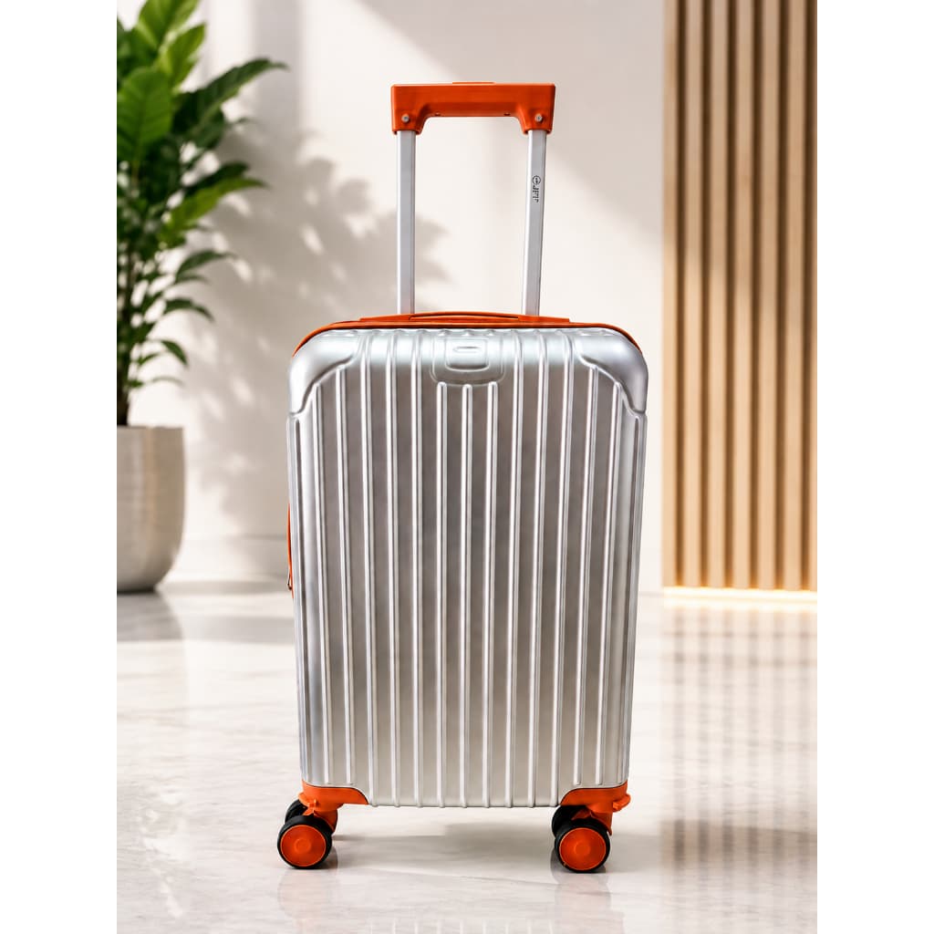 Mala De 10 Kg De Viagem Prata Com Rodas 360° Tsa Extensível