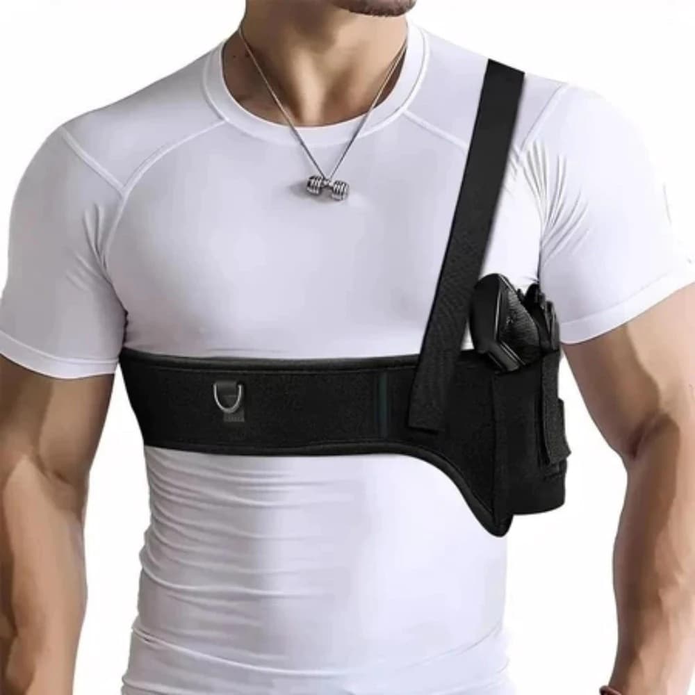 Coldre Axilar e Cintura Tático Ajustável até Full Size Paisana Porte Velado Envio Nacional National Shippingnylon resist