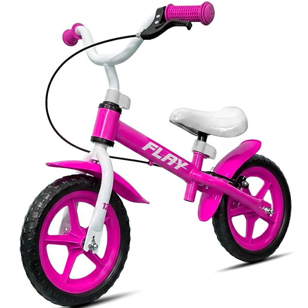 Bicicleta Infantil Aro 12 Flay Balance Menina 2, 3, 4 Anos Bike Equilíbrio Sem Pedal Feminina