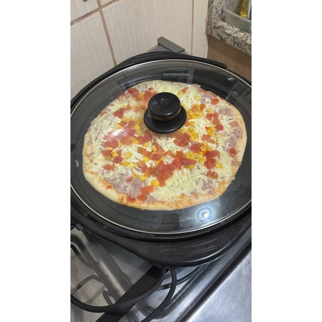 Panela Elétrica Grill Premium Mondial 110v (usada)