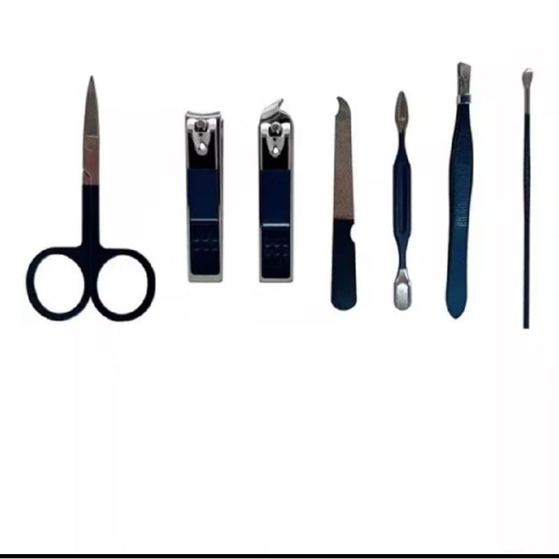 Kit Manicure Portátil com Ferramentas de Aço Inox - Kit 19