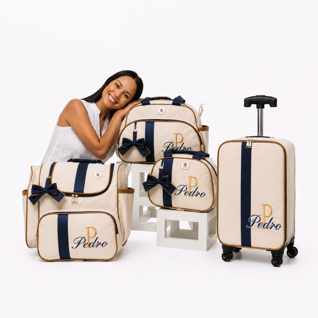 Bolsa Maternidade Personalizada Menino Kit Bolsa Maternidade Personalizada Nome do Bebê