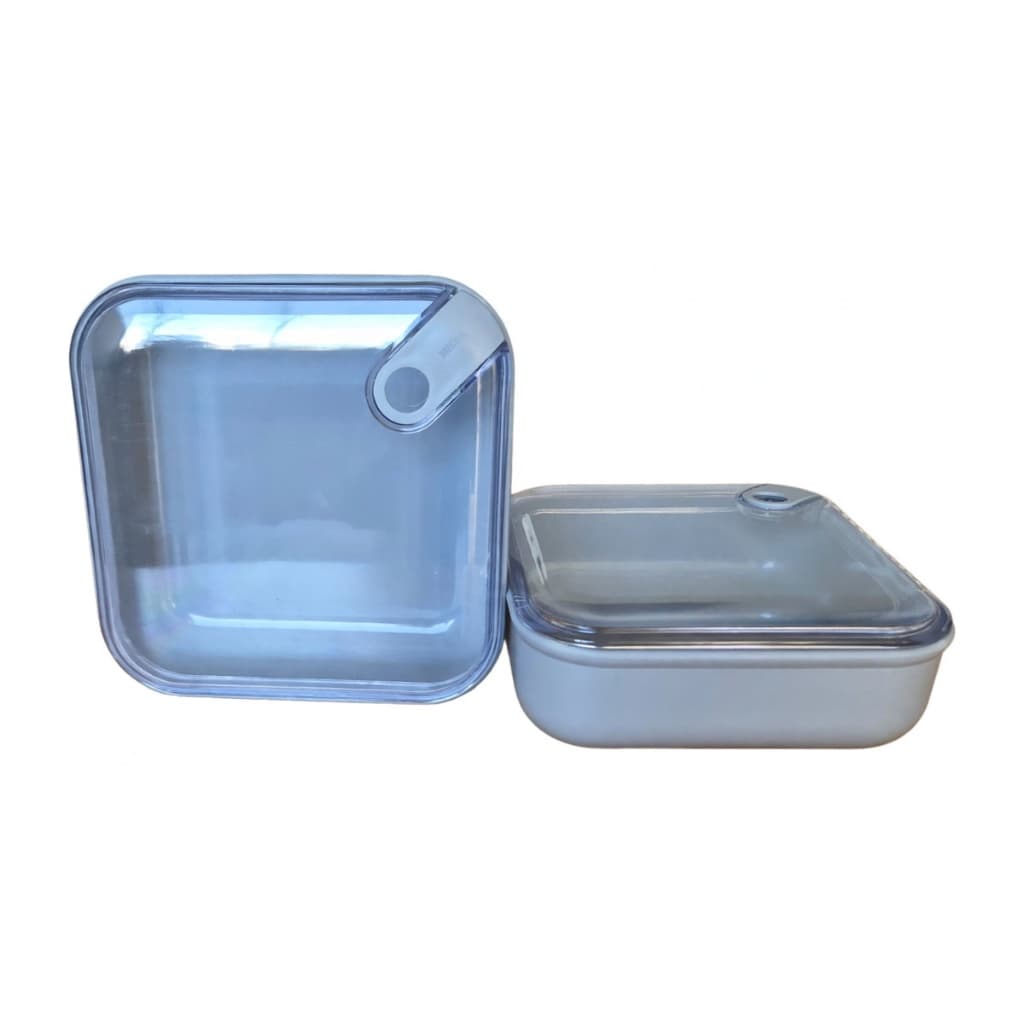 Kit 2 Potes Herméticos cozinha Click 1400ml Organizador - Helsim
