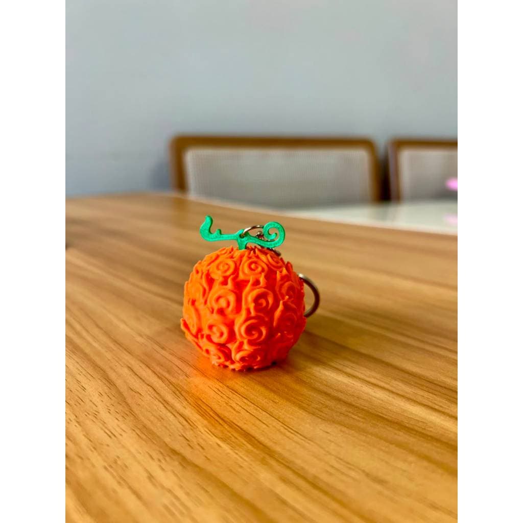 Chaveiro Mera Mera no mi one piece fruta do fogo anime 3D