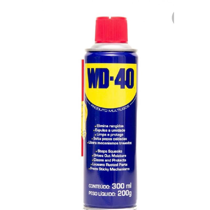 Desengripante e Lubrificante Multiuso Spray WD-40 300ml - Desengripa, Protege e Limpa