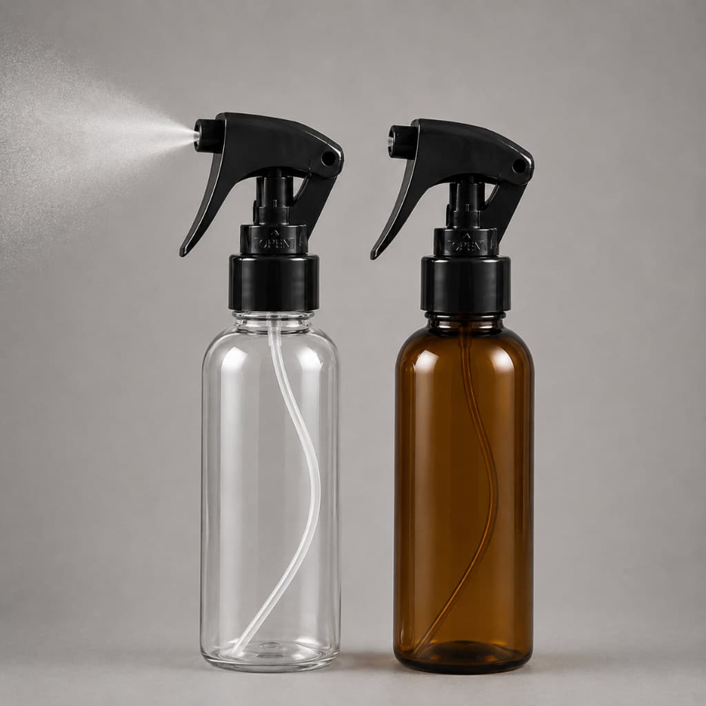 Kit Frasco Borrifador 500ml PET Com Mini Gatilho Trigger - Até 10 unidades | Pulverizadores Válvula