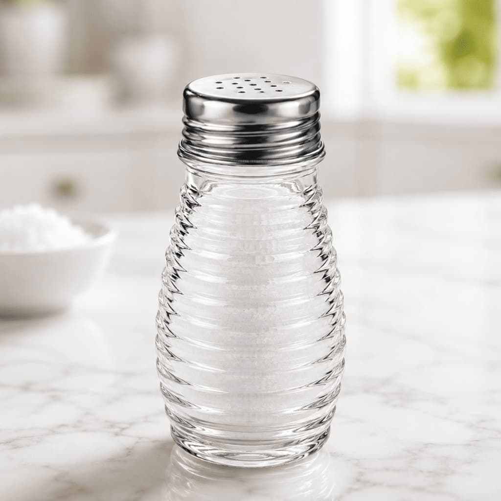 Saleiro Pimenteiro Vidro Colmeia Porta Temperos Galheteiro Cozinha Condimentos 80ml ENVIO IMEDIATO