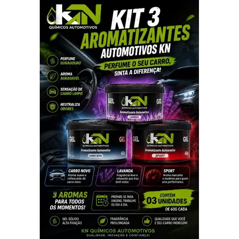 Kit Aromatizador Gel KN ...