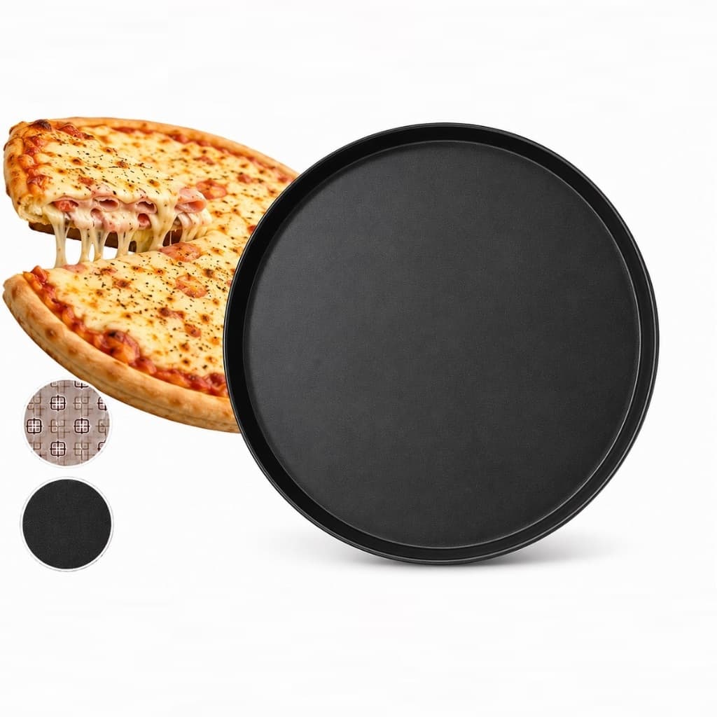 Assadeira Para Pizza 35Cm De Alumínio Resistente Teflon