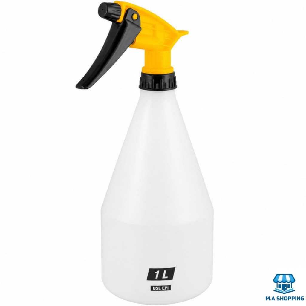 Kit Borrifadores Pulverizador Spray 1 Litro Gatilho Reforçado Profissional Limpeza e Jardim Frasco