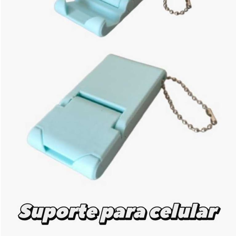 Suporte para celular com chaveiro | Suporte celular  Dobrável | Suporte com chaveiro