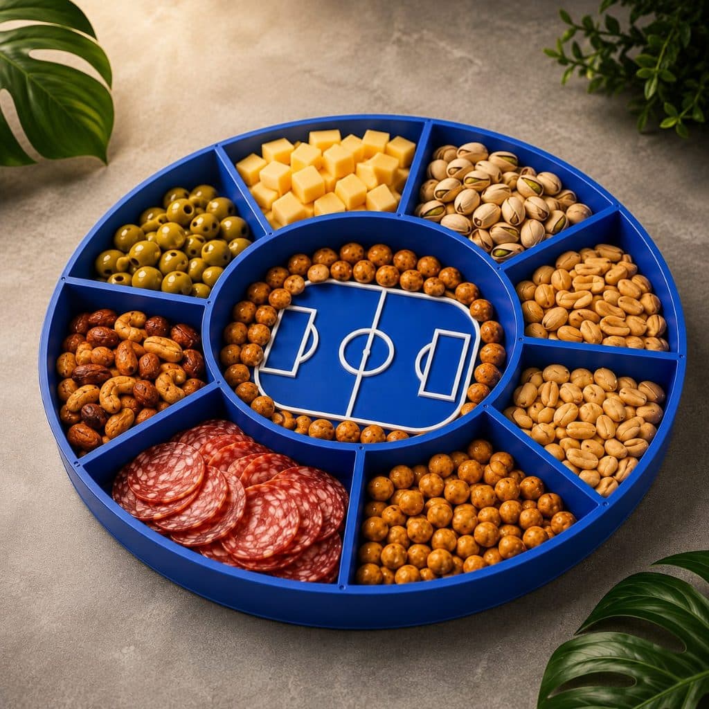 Petisqueira Temática Copa do Mundo 2026 para Servir e Compartilhar Petiscos