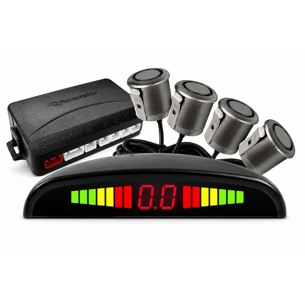 Sensor De Estacionamento Roadstar Rs-305br 4 Sensores Display Digital