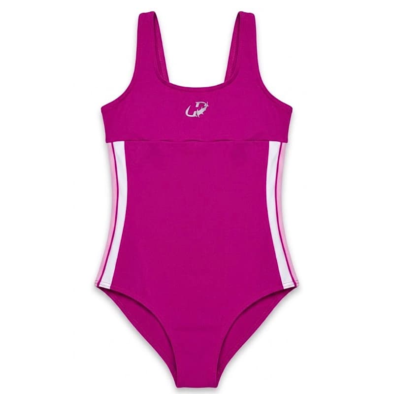 Maiô Infantil Hammerhead Rosa para Natação, Praia e Hidroginástica