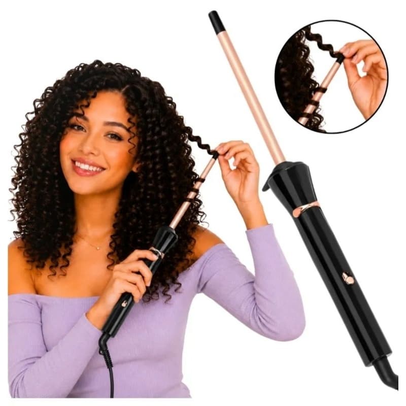 Modelador Babyliss Chachos 9mm Profissional Cerâmica Bivolt