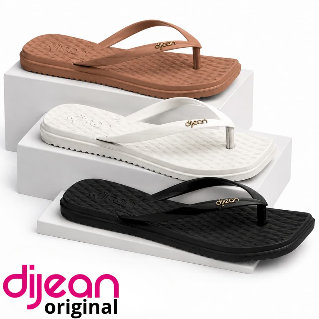 Chinelo Feminino Dijean Casual Flexível Anatômico Leve Confortável Antiderrapante