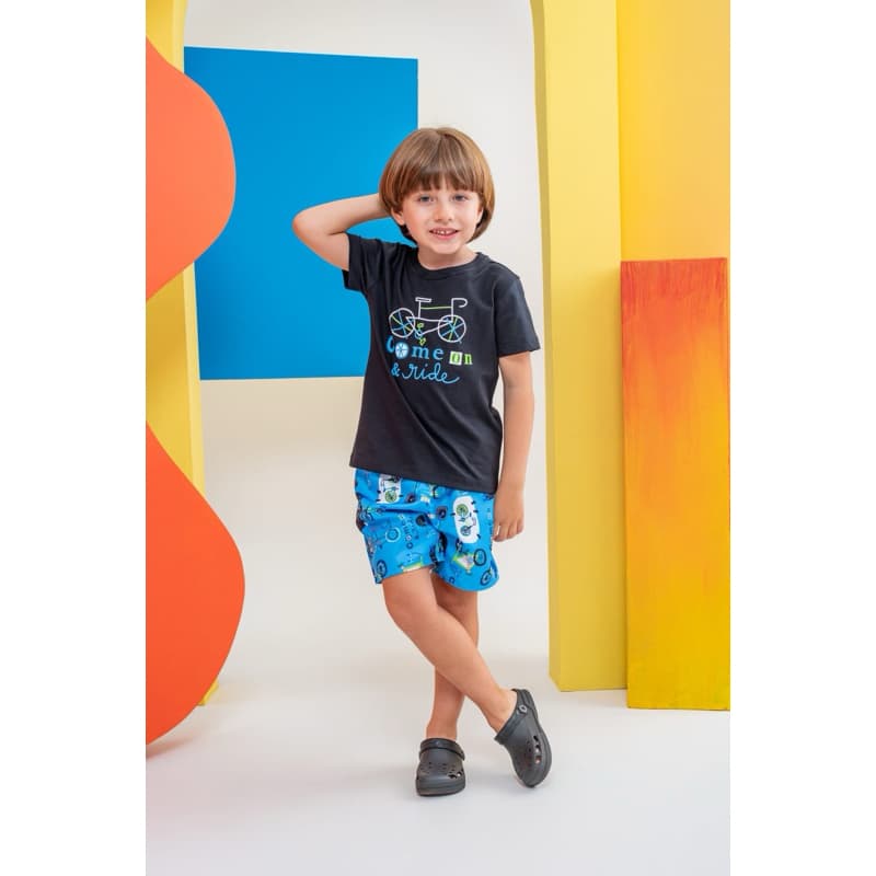Roupa infantil masculina | Moda infantil | Look para menino | Conjunto infantil verão