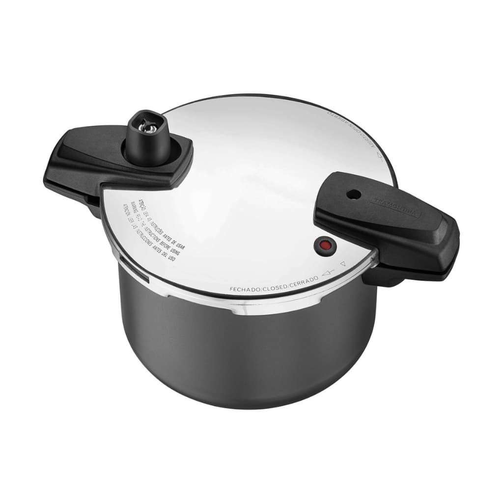Panela de Pressão Tramontina Arizona Induction 20 cm 4,5L Titânio Antiaderente Starflon Max