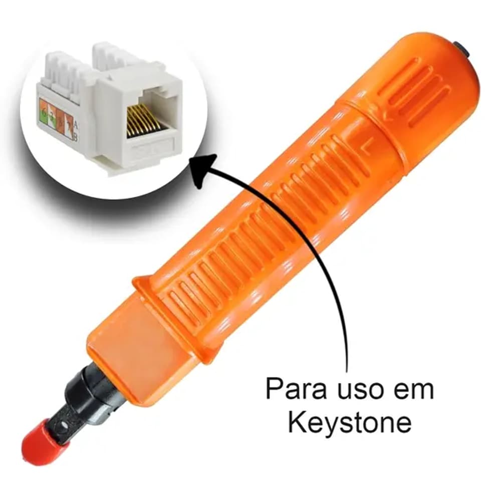 Alicate Punch Down Inserção Keystone Patch Panel Ht-314b