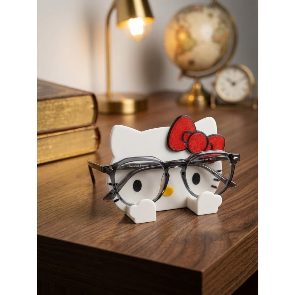 Suporte Para Óculos Hello Kitty Porta Óculos De Mesa Criativo Presente Cute Decorativo