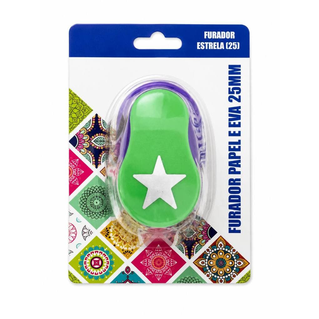 Furador De Papel E Eva 25mm 2.5cm - Estrela