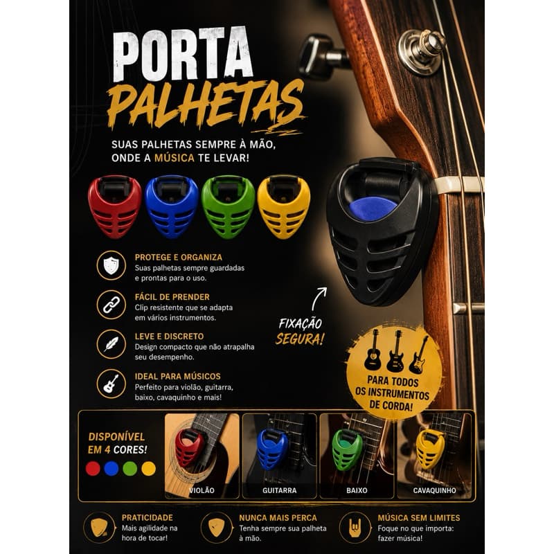 Porta Palhetas