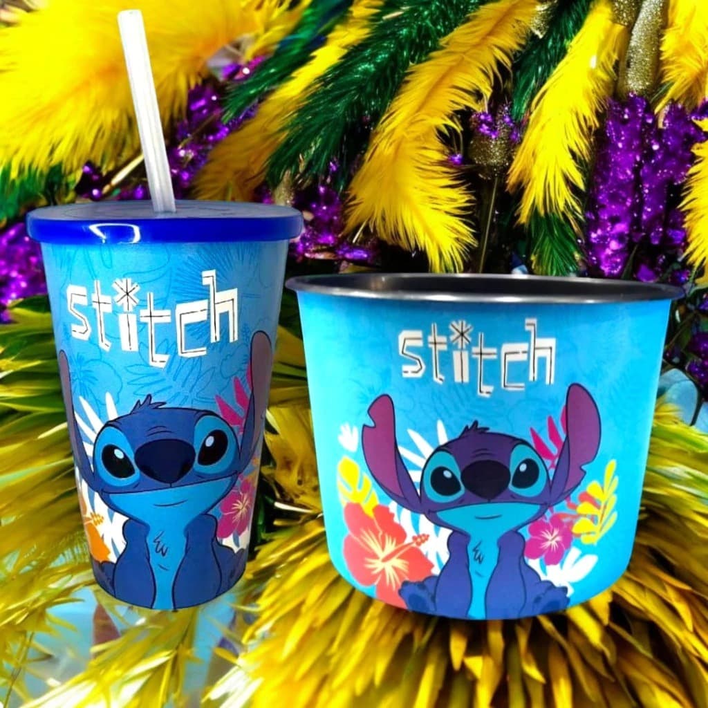 KIT PIPOQUEIRA 1.5L + COPO 550 ML STITCH - CINEMA LEMBRANCINHA PRESENTES