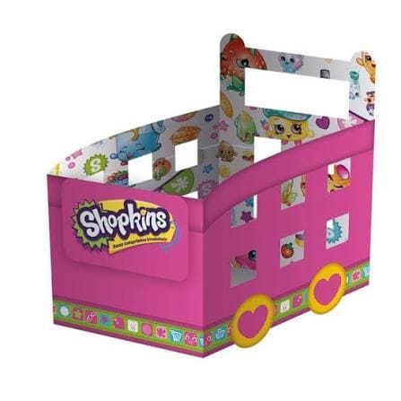 Kit cachepot carrinho tema shopkins com 8 unidades para festa aniversário e decoração