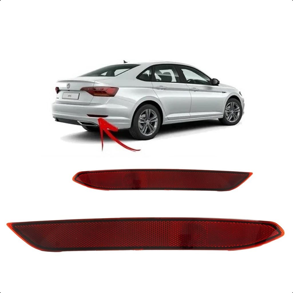 Refletor Lanterna Para-choque Traseiro Jetta Sedan 19 a 22 DEPO