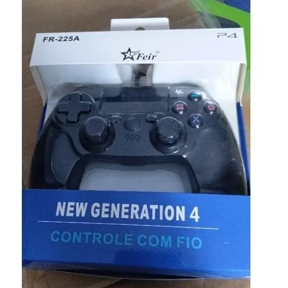 CONTROLE PS4 COM FIO 90 DIAS GARANTIA
