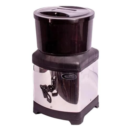 Bebedouro preto inox cuba de barro+ reservatorio 4l
