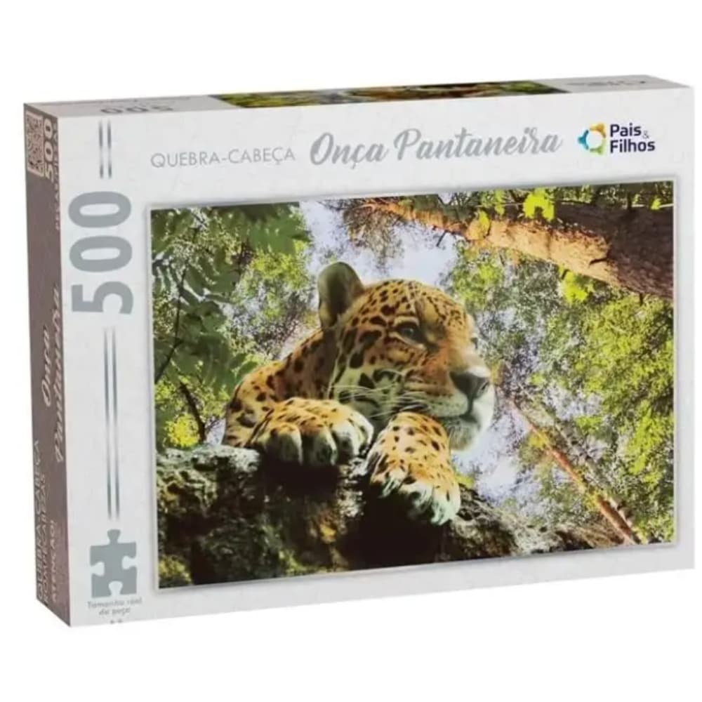 Quebra-Cabeça Onça Pantaneira 500 Peças