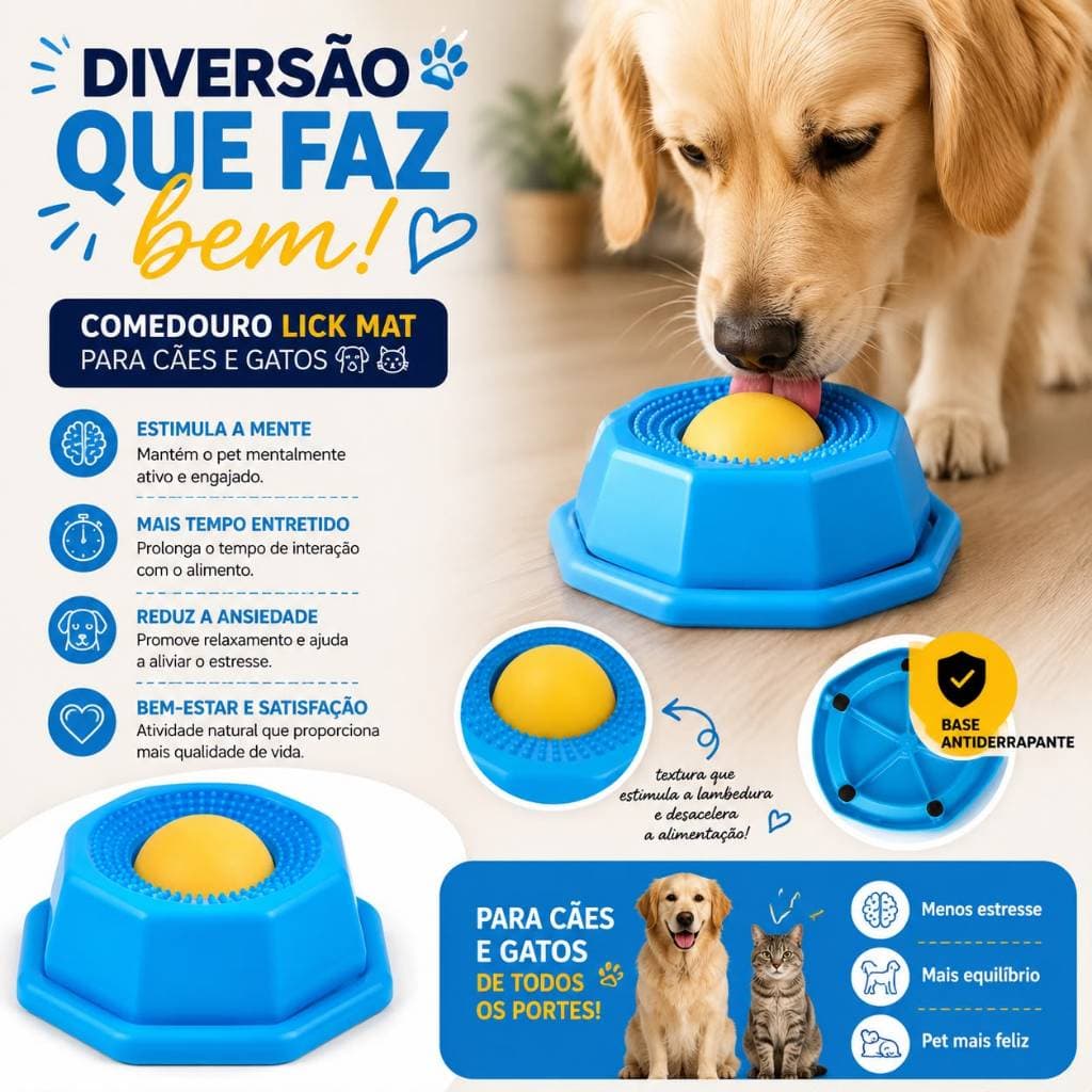 Lamber Esteira Alimentador Pet Lento Iogurte Almofada Brinquedo Para Cães Gatos Interativo Tratar Tigela