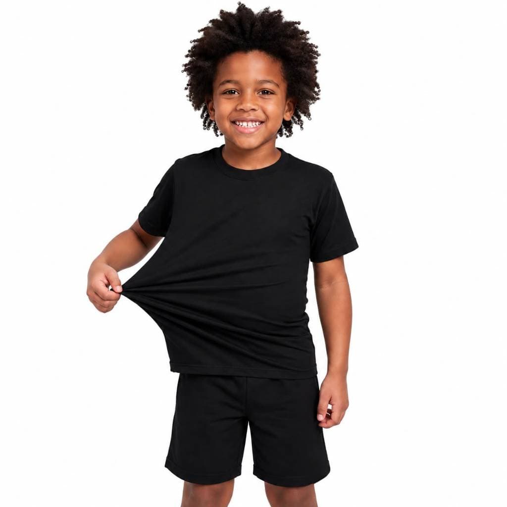 Camiseta Infantil Lisa Viscolycra Elastano Premium 04 ao 14